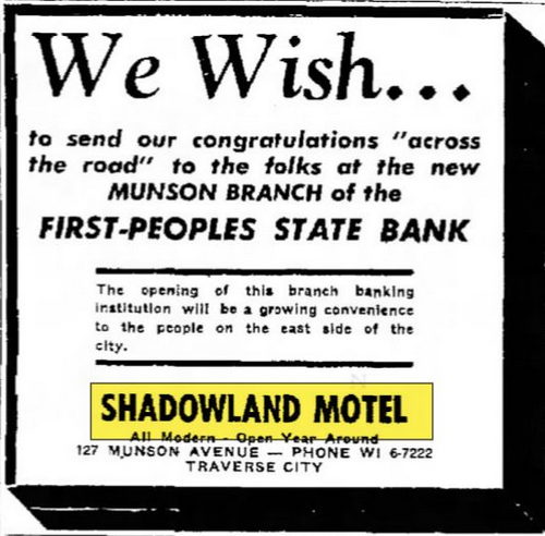 Shadowland Motel - Jul 1959 Ad
